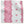 Indoor/Outdoor Pouf in Peter Dunham Textiles Fez Raspberry on White