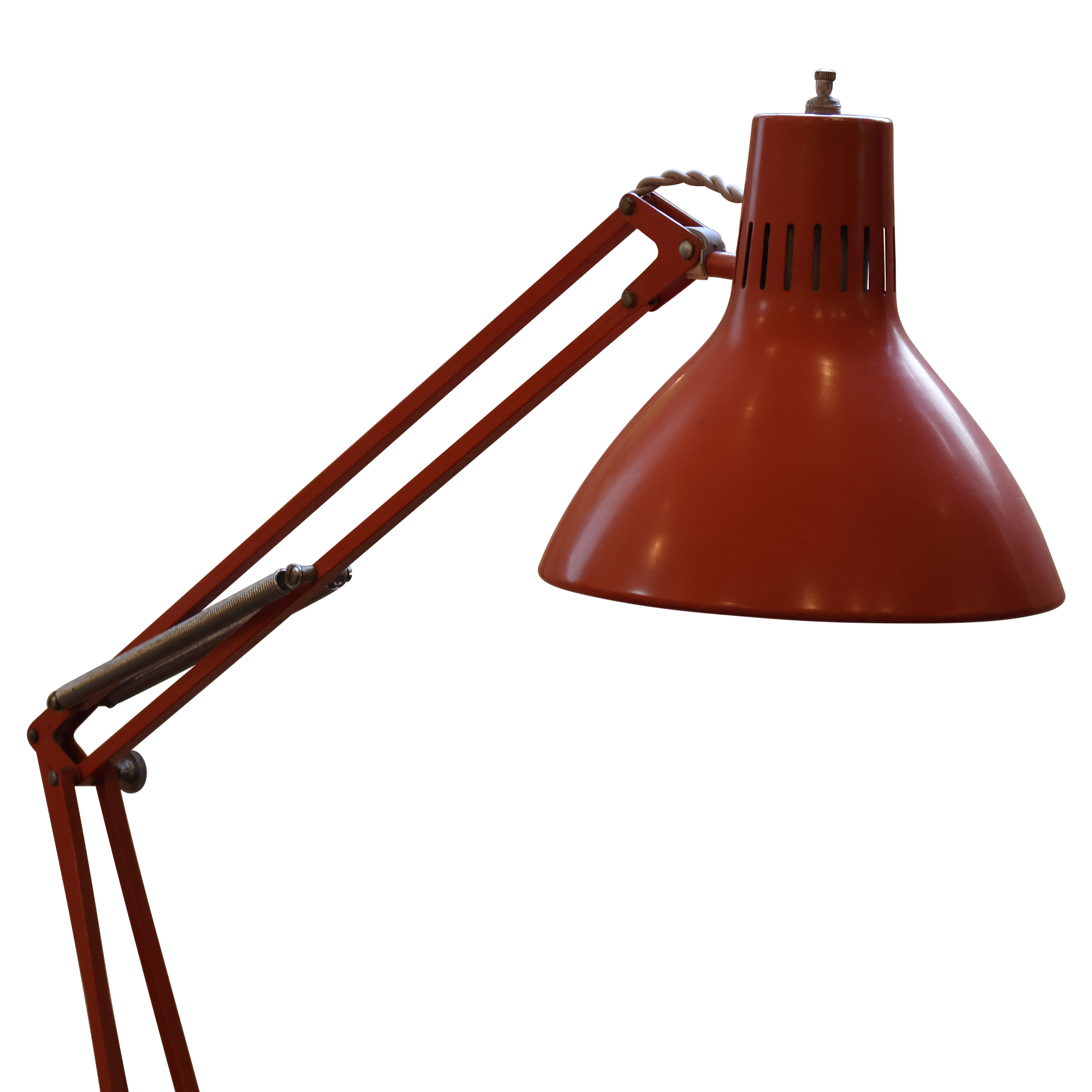 Vintage Orange Task Lamp