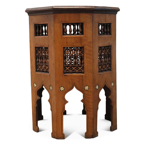 Inlaid Moorish Side Table