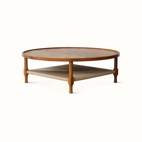 Indoor/Outdoor New York Athletic Club Round Coffee Table