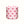Indoor/Outdoor Pouf in Peter Dunham Textiles Starburst Raspberry/Pink