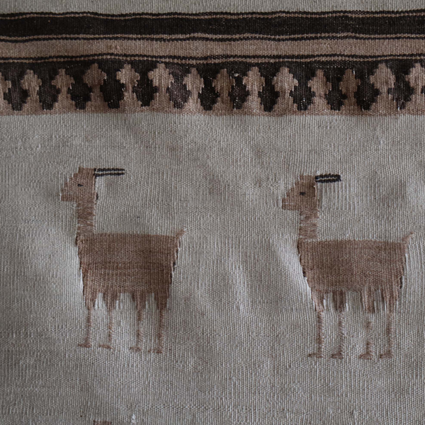 Early 20th C. Moroccan Wool Tapestry