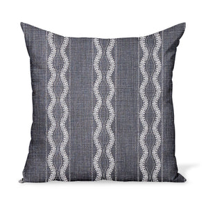 Peter Dunham Textiles Zanzibar in Charcoal Pillow