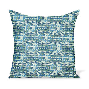 Peter Dunham Textiles Zaya in Blue/Green Pillow