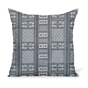Peter Dunham Textiles Outdoor Masai in Onyx Pillow
