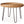 The San Remo End Table, designed by Hollywood at Home founder Peter Dunham, features a circular wicker top with Mid-century styled iron legs in a rustic patina. The table has a braided edge detail with a natural or dark wicker top.