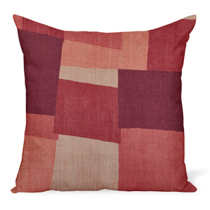 Peter Dunham Textiles Collage in Coral/Pink Pillow