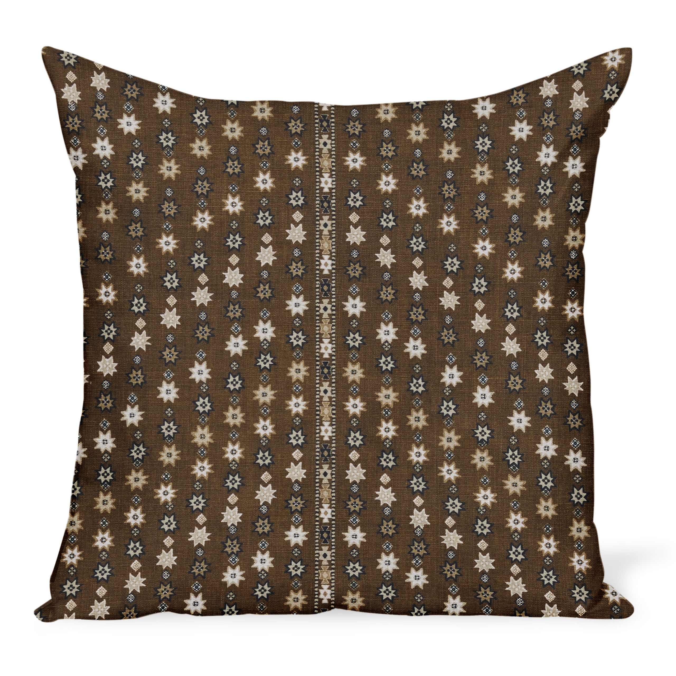 Peter Dunham Textiles Cosima in Chocolate Pillow