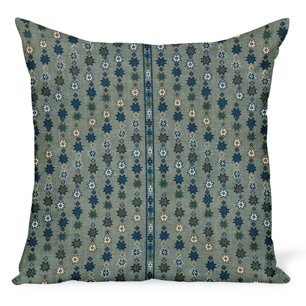 Peter Dunham Textiles Cosima in Ocean Pillow