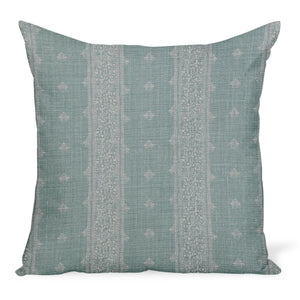 Peter Dunham Textiles Fez Stripe in Pale Blue Pillow