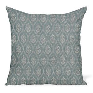 Peter Dunham Textiles Jaali in Light Blue Pillow