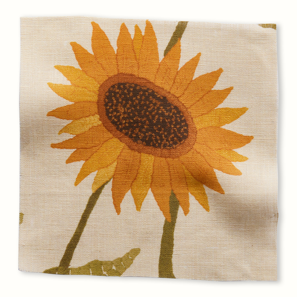 Peter Dunham Textiles Sunflower Vine in Natural Pillow