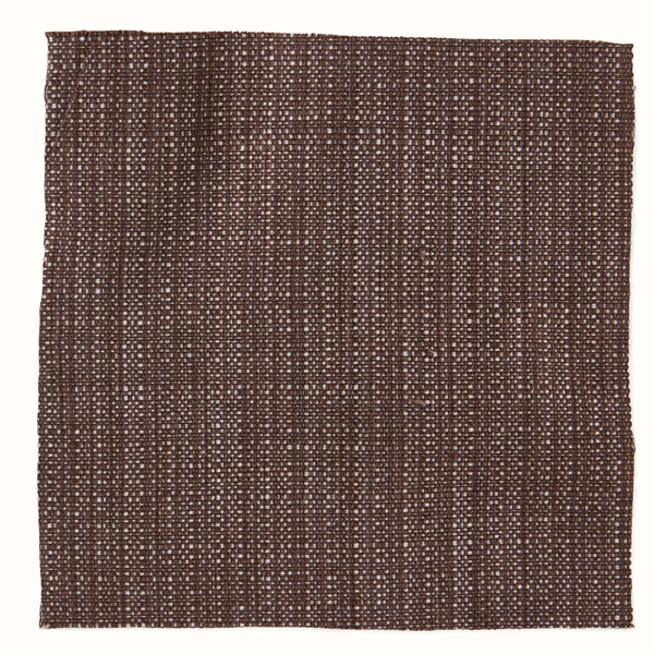 Peter Dunham outdoor canvas woven pillow cover in brown speckled fabric
