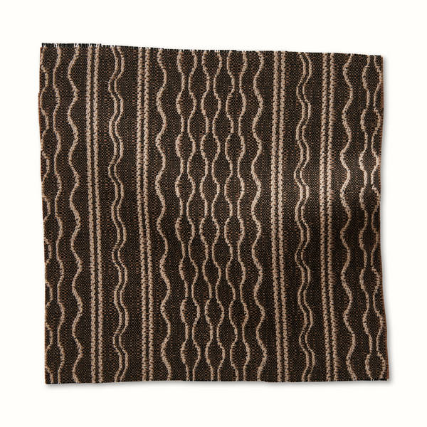 Peter Dunham Textiles Outdoor Hmong Stripe in Bark Pillow