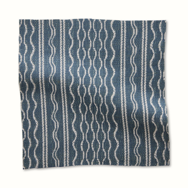 Peter Dunham Textiles Outdoor Hmong Stripe in Sky Pillow