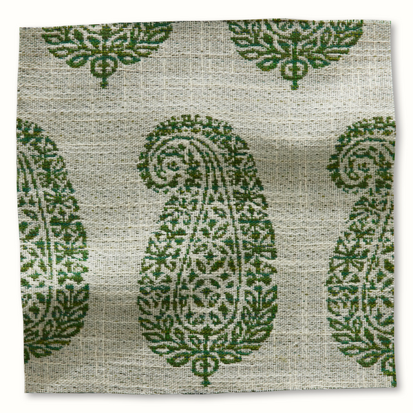 Peter Dunham Textiles Outdoor Mandawa in Green/White Pillow