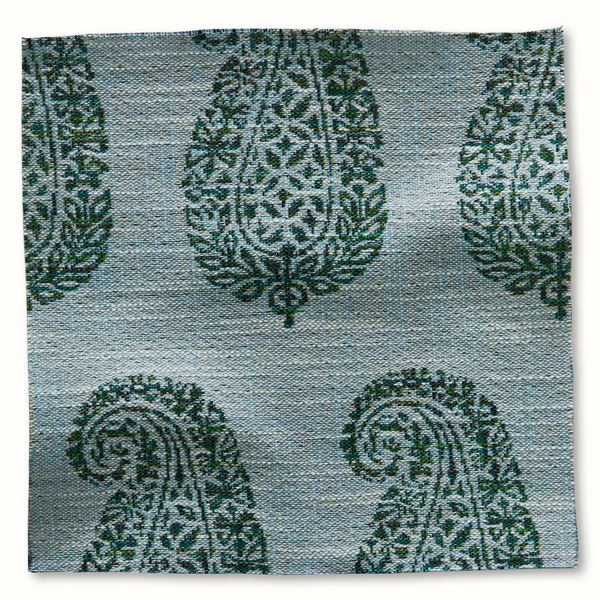 Peter Dunham Textiles Outdoor Mandawa in Green/Blue Pillow
