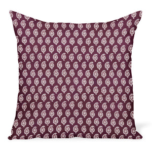 Peter Dunham Textiles Outdoor Janpath in Raspberry/Pink Pillow