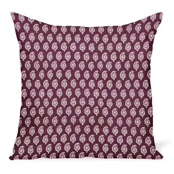 Peter Dunham Textiles Outdoor Janpath in Raspberry/Pink Pillow