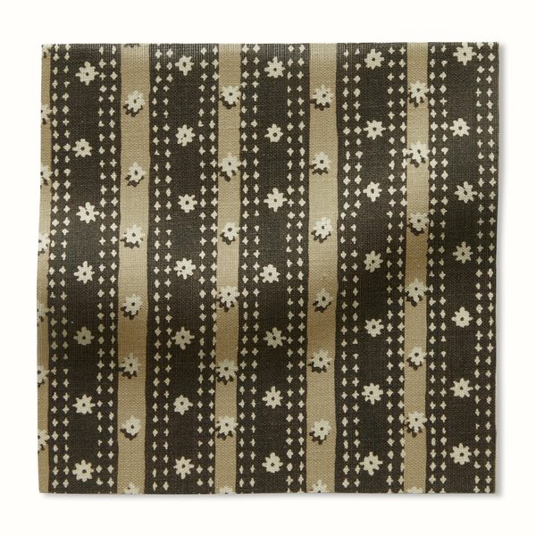 Peter Dunham Textiles Outdoor Mitra in Jet/Sand Pillow