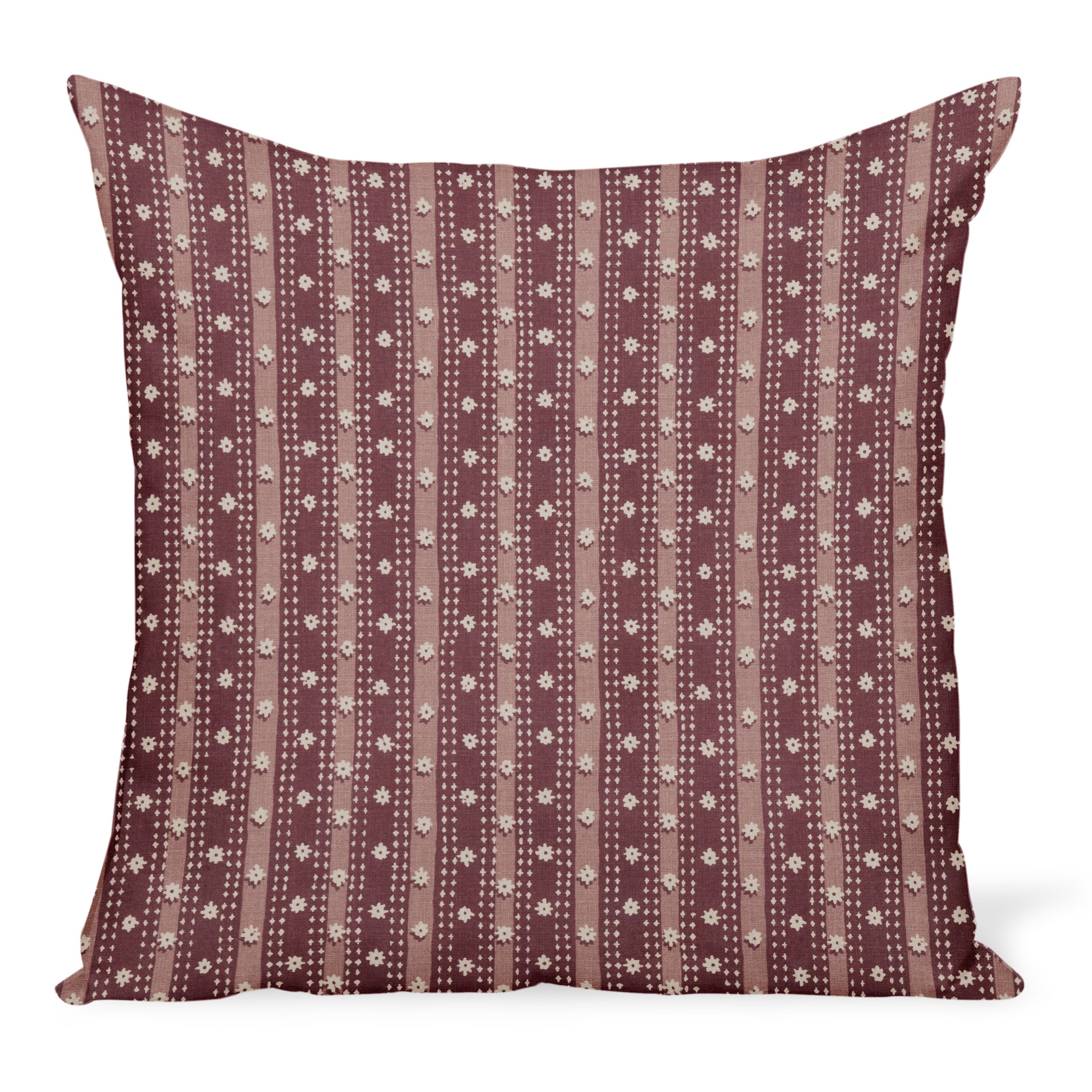 Peter Dunham Textiles Outdoor Mitra in Raspberry/Pink Pillow