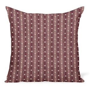 Peter Dunham Textiles Outdoor Mitra in Raspberry/Pink Pillow