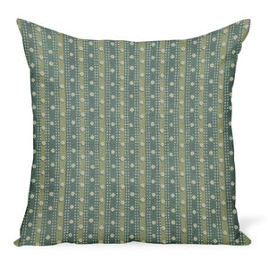 Peter Dunham Textiles Outdoor Mitra in Pale Blue/Ocean Pillow