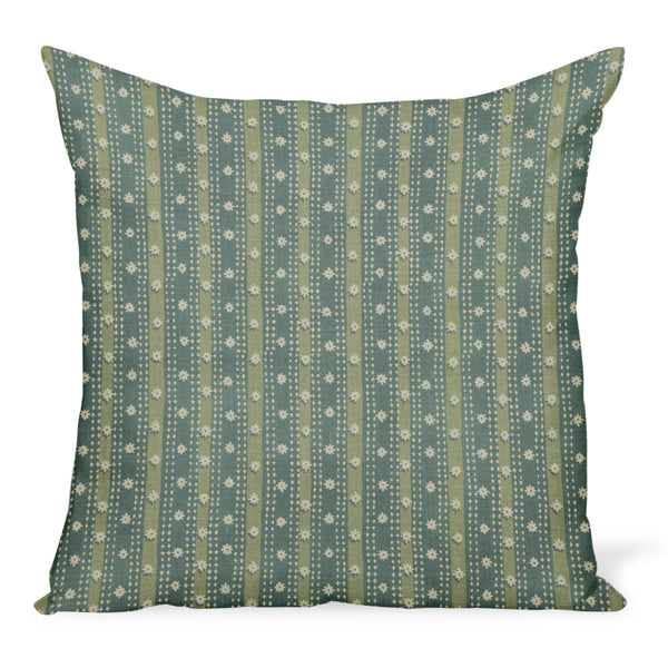 Peter Dunham Textiles Outdoor Mitra in Pale Blue/Ocean Pillow