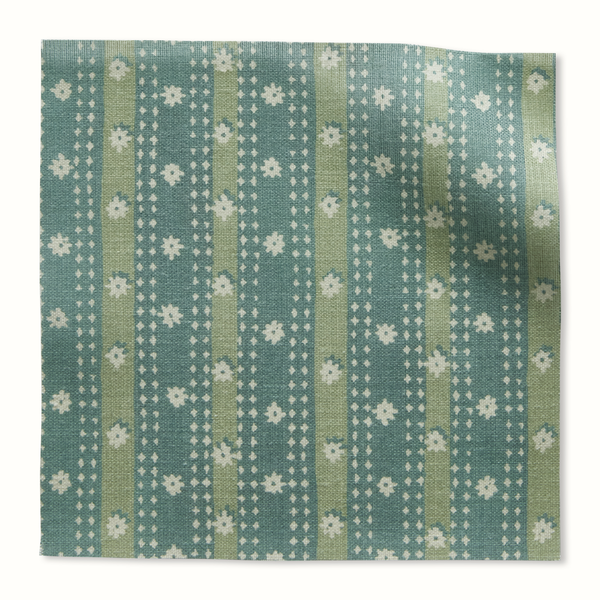 Peter Dunham Textiles Outdoor Mitra in Pale Blue/Ocean Pillow