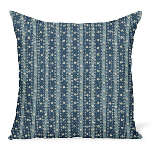 Peter Dunham Textiles Outdoor Mitra in Blue/Blue Pillow