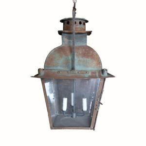19th Century Verdigris Lantern