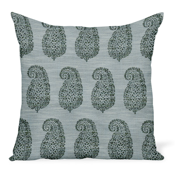 Peter Dunham Textiles Outdoor Mandawa in Green/Blue Pillow