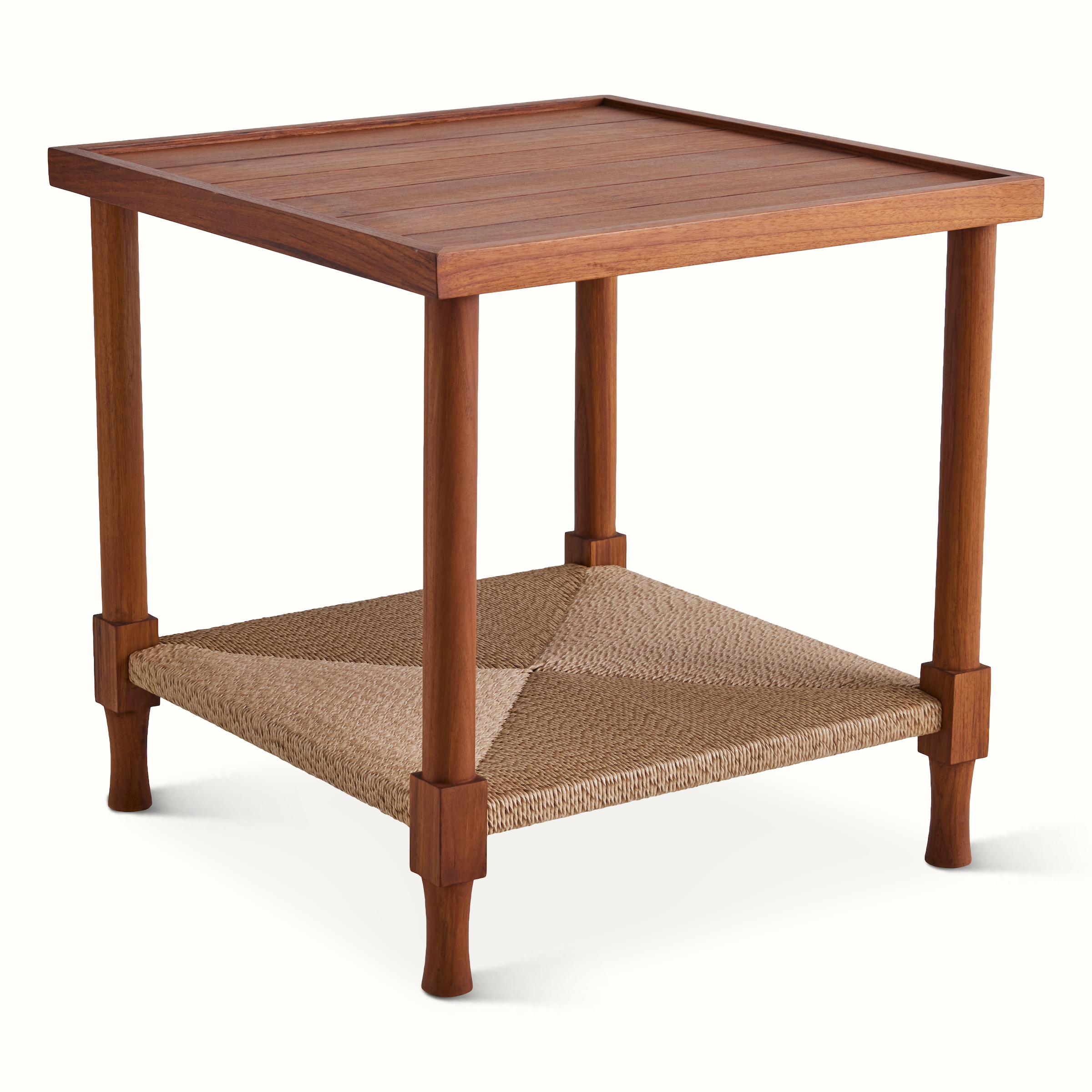 Indoor/Outdoor Athletic Club Square Side Table
