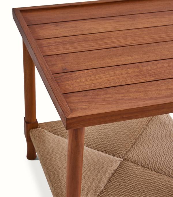 Indoor/Outdoor Athletic Club Square Side Table