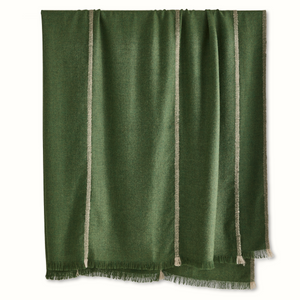 Barragan in Green Alpaca Bedcover and Throw