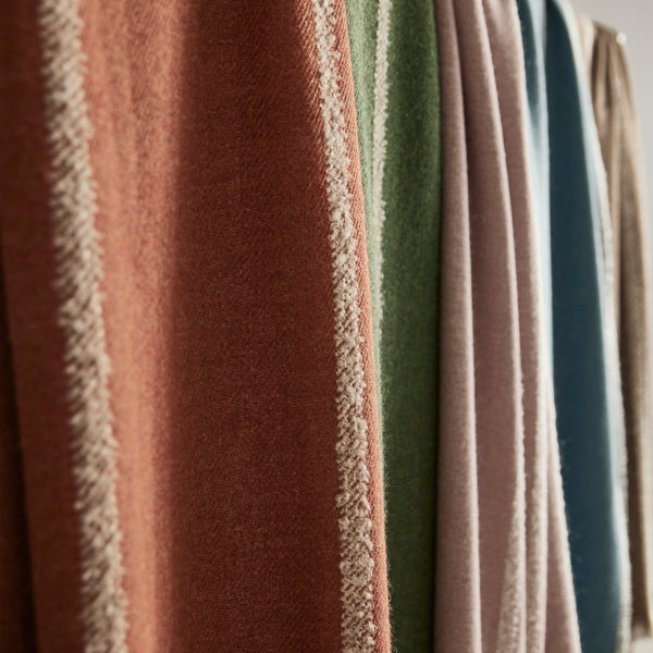 Barragan in Orange Alpaca Bedcover and Throw