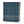 Indigo bedcover with vertical stripes, diamond motifs near hem, fringed border