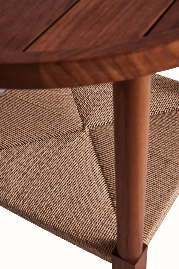 Indoor/Outdoor Athletic Club Round Side Table