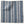 Outdoor pillow with indigo and natural vertical stripe fabric
