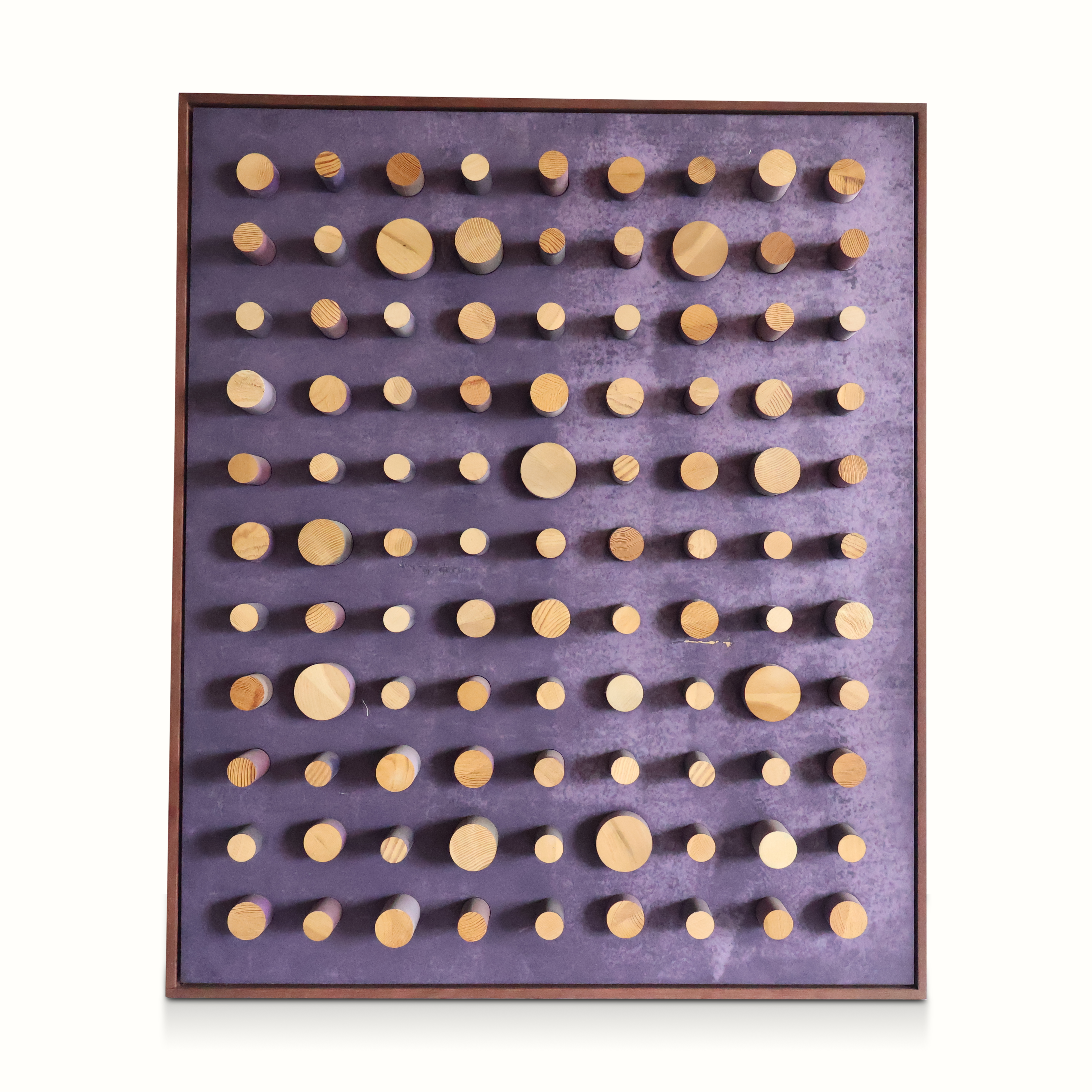 Bradley Duncan Studio Purple Peg Art
