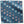 Blue decorative pillow cover with multicolor starburst pattern