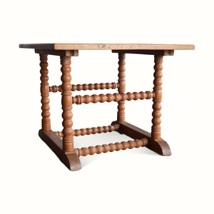 Dutch Oak and Delft Tile Table