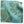 Emilia decorative pillow cover with blue and green abstract floral pattern