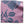 Emilia pillow cover fabric with pink base and dark blue botanical pattern