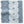 Peter Dunham Textiles Outdoor Fez in Blue on White Pillow