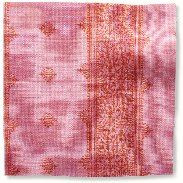 Peter Dunham Textiles Fez Stripe in Pink/Orange Pillow