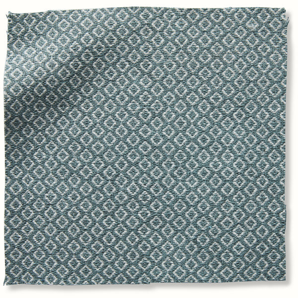 Peter Dunham Textiles Outdoor Heera in White/Ocean Pillow