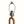Rope table lamp with metal lantern frame and coiled rope base
