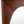 Close-up of Italian rosewood mirror frame edge with oval glass corner