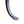 Curved wrought iron table leg with dark finish and subtle scuffing